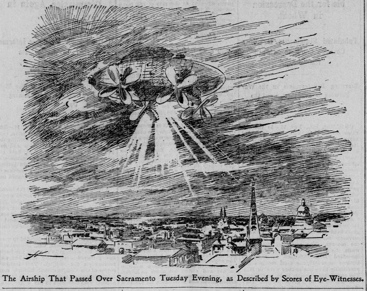 Airship Sighting Wave of 1896 to 1897